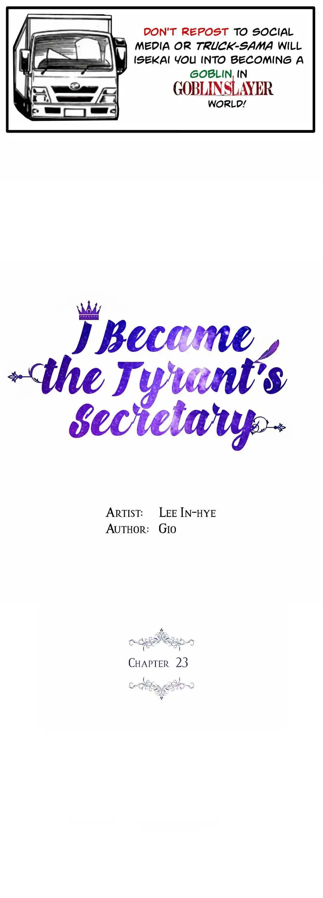 I Became The Tyrant'S Secretary Chapter 23 1